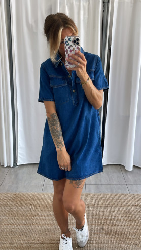 ROBE LUCIE BLEU FONCÉ