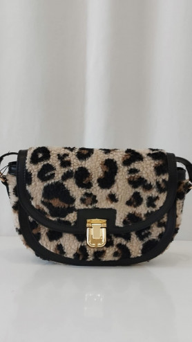 SAC KALANIE NOIR LEOPARD