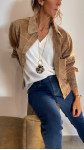 VESTE VICKY CAMEL