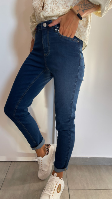 JEANS BOYFRIENDS SLIM MAEVA BLEU