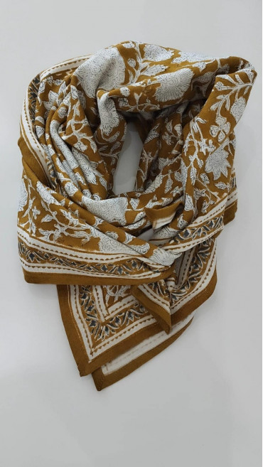 FOULARD BONHEUR ABSYNTHE