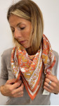 FOULARD DHELI ROUILLE