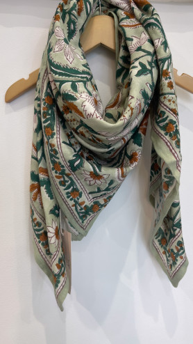 FOULARD DHELI TILLEUL