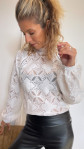 BLOUSE DENTELLE LILA