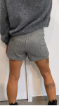 JUPE SHORT AMANDINE GRIS