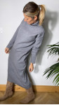 ROBE PULL JANIS GRISE