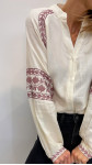 BLOUSE BOHÈME BORDEAUX