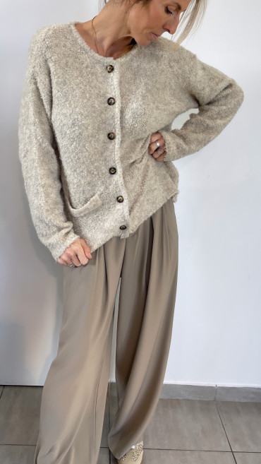 GILET GLOW TAUPE