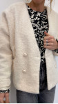 MANTEAU JUNE BLANC