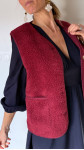 GILET NAVA BORDEAUX